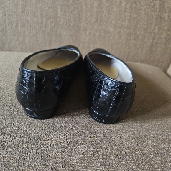 Chanel Vintage Alligator Pumps Size 37 - Picture 6 of 11